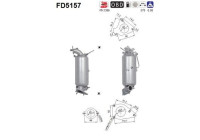Filtro de partículas diésel FD5157