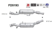 Filtro de partículas diésel FD5193