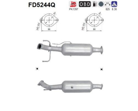 Filtro de partículas diésel FD5244Q