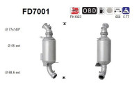 Filtro de partículas diésel FD7001