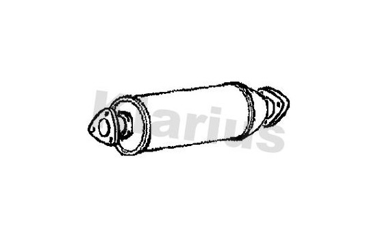 Filtro de partículas diésel, sistema de escape 390983 Klarius