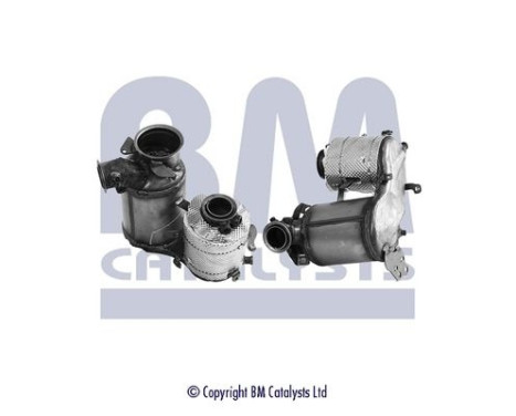 Filtro de partículas diésel, sistema de escape BM11381H BM Catalysts