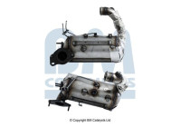 Filtro de partículas diésel, sistema de escape BM11392H BM Catalysts