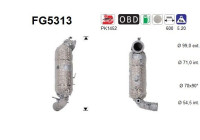 Filtro de partículas diésel, sistema de escape FG5313