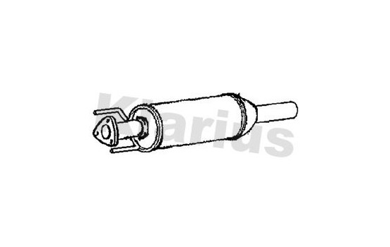 Filtro de partículas, sistema de escape 390428 Klarius, Imagen 2
