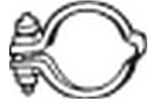 Abrazadera, sistema de escape, Imagen 2