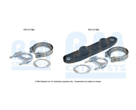 Kit de montaje del filtro de partículas diésel