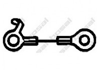 Soporte, sistema de escape