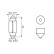 Faro Bosch Trucklight C5W, 24V5W (36mm), Miniatura 6
