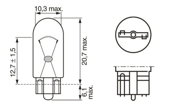 Bosch Longlife W5W, 12V5W, Imagen 8