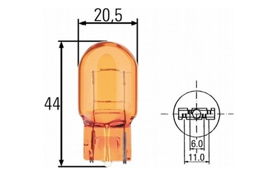 Hella Estándar WY21W, 12V21W, Imagen 3