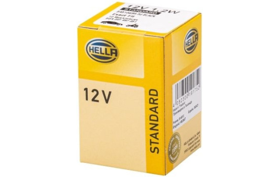 Hella Standard B8.5d, 12V1.2W (Negro)