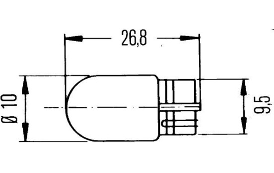 Hella Standard W5W, 12V5W, Imagen 2