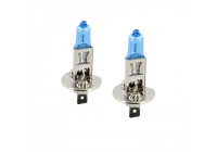 Lámparas halógenas SuperWhite Blue H1 55 W/12 V/4200 K, juego de 2 (E13)