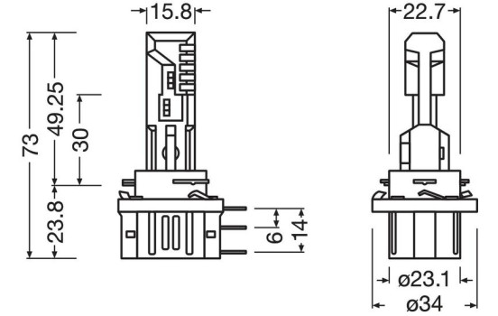 Osram LEDriving HL H15 (2 unidades), Imagen 3