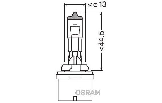 Osram Original H27W/1, 12V27W, Imagen 3