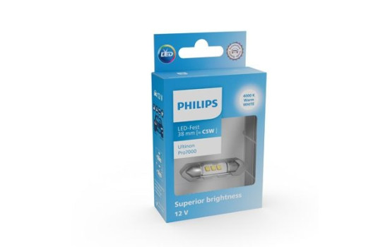 Philips Ultinon Pro7000 Blanco cálido 4000K - 11854WU70X1 - 12 V