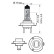 Philips WhiteVision Ultra Moto H7 12972WVUBW, Miniatura 2