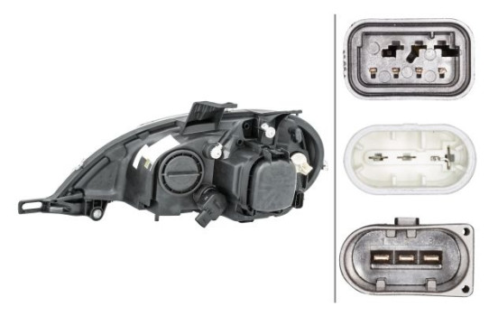 Faro delantero derecho, halógeno 1LL 223 151-041 Hella, Imagen 2