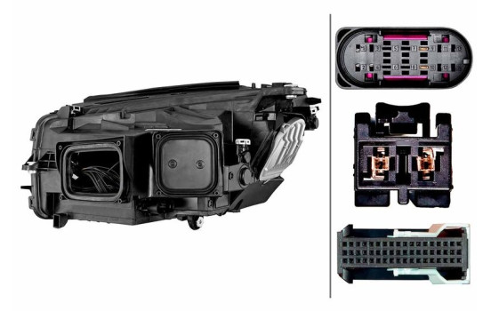 Faro delantero Mercedes GLC (X253) 15-re LED 1EX 354 877-161 Hella, Imagen 2