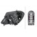 Faro derecho 1ED 011 030-121 Hella, Miniatura 2