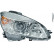 Faro derecho 1EL 354 423-021 Hella