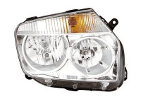 Faro derecho 4x2 H7+H1 +/-ElectricReg. 1555962 Van Wezel