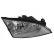 Faro derecho con intermitente H7+H1 1828962 Van Wezel