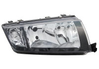 Faro derecho con intermitente H7 + H3 NEGRO 7625964 Van Wezel