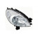 Faro derecho con intermitentes de H4 '04 0958962 Van Wezel, Miniatura 2