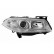 Faro derecho con luz intermitente desde 3/'06 H1+H7 incluido MOTOR 4375964 Van Wezel