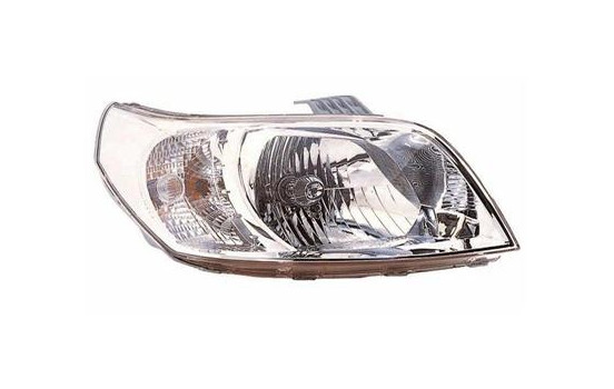 Faro derecho con luz intermitente H4 incluido motor de ajuste 0816962 Van Wezel