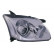 Faro derecho con luz intermitente hasta 6/'06 H7 + H1 incluido motor de ajuste 5307964 Van Wezel
