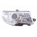 Faro derecho H7+H3 sin orificios para faros 7636962 Van Wezel