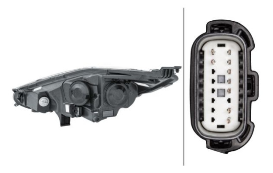 Faro Ford Fiesta VI 01/13-re H7 1EL 354 803-061 Hella, Imagen 2