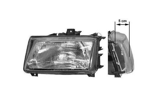 Faro izquierdo 086653 Valeo