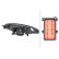 Faro izquierdo 1EF 011 830-051 Hella, Miniatura 2