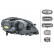 Faro izquierdo 1ZS 263 064-511 Hella, Miniatura 3