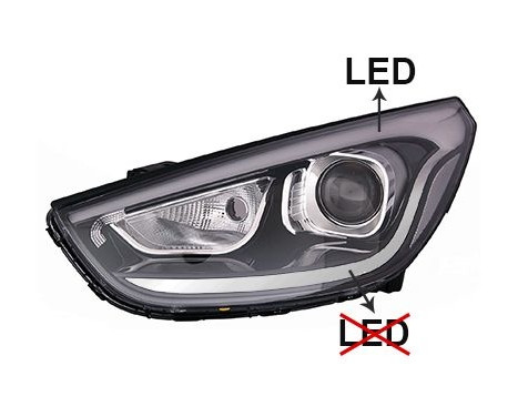 Faro izquierdo con intermitente 8262961 Van Wezel
