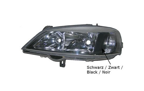 Faro izquierdo con intermitente Borde NEGRO 3742967 Van Wezel