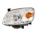 Faro izquierdo con intermitente H4 + eléctrico 2781961 Van Wezel