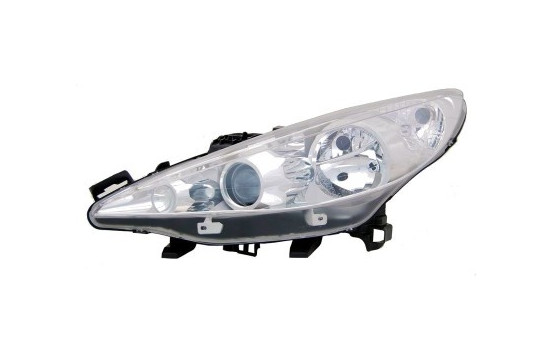 Faro izquierdo con intermitente H7+H7+H1 4029963 Van Wezel