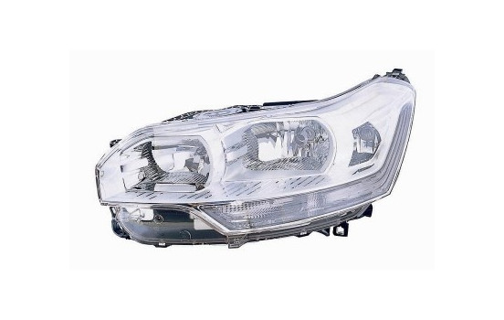 Faro izquierdo con intermitente hasta 10/'10 H7+H7+H1 0963961 Van Wezel