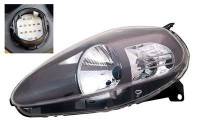 Faro izquierdo con intermitente hasta '10/08 H4 Ahumado 1624965 Van Wezel