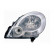 Faro izquierdo con luz intermitente H4 incluido motor de ajuste 4312961 Van Wezel