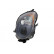 Faro izquierdo H7+H7 con motor de ajuste ahumado 0177963 Van Wezel, Miniatura 2