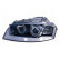 Faro izquierdo H7+H7 incluido motor de ajuste 0332961 Van Wezel