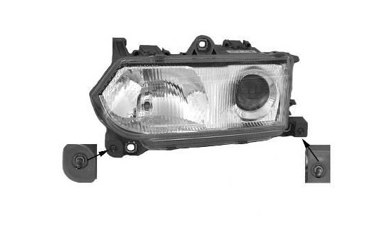Faro izquierdo hasta el '99 +/- CONTROL ELÉCTRICO 0145961 Van Wezel