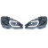 Faros delanteros compatibles con Mercedes Clase C W204 11- Negro 1672885 Diederichs