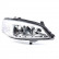 Juego de faros delanteros compatibles con Opel Astra G Cromado 20-5488-08-2 + 20-5487-08-2 TYC, Miniatura 2